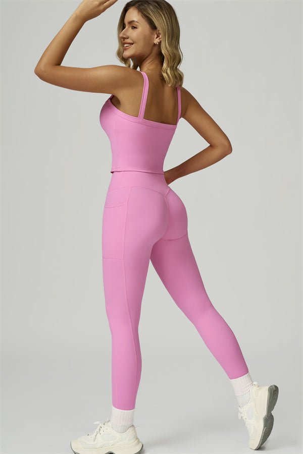 Reborn II Crop Tank Leggings 2-Piece Set Matching Sets - Vorti
