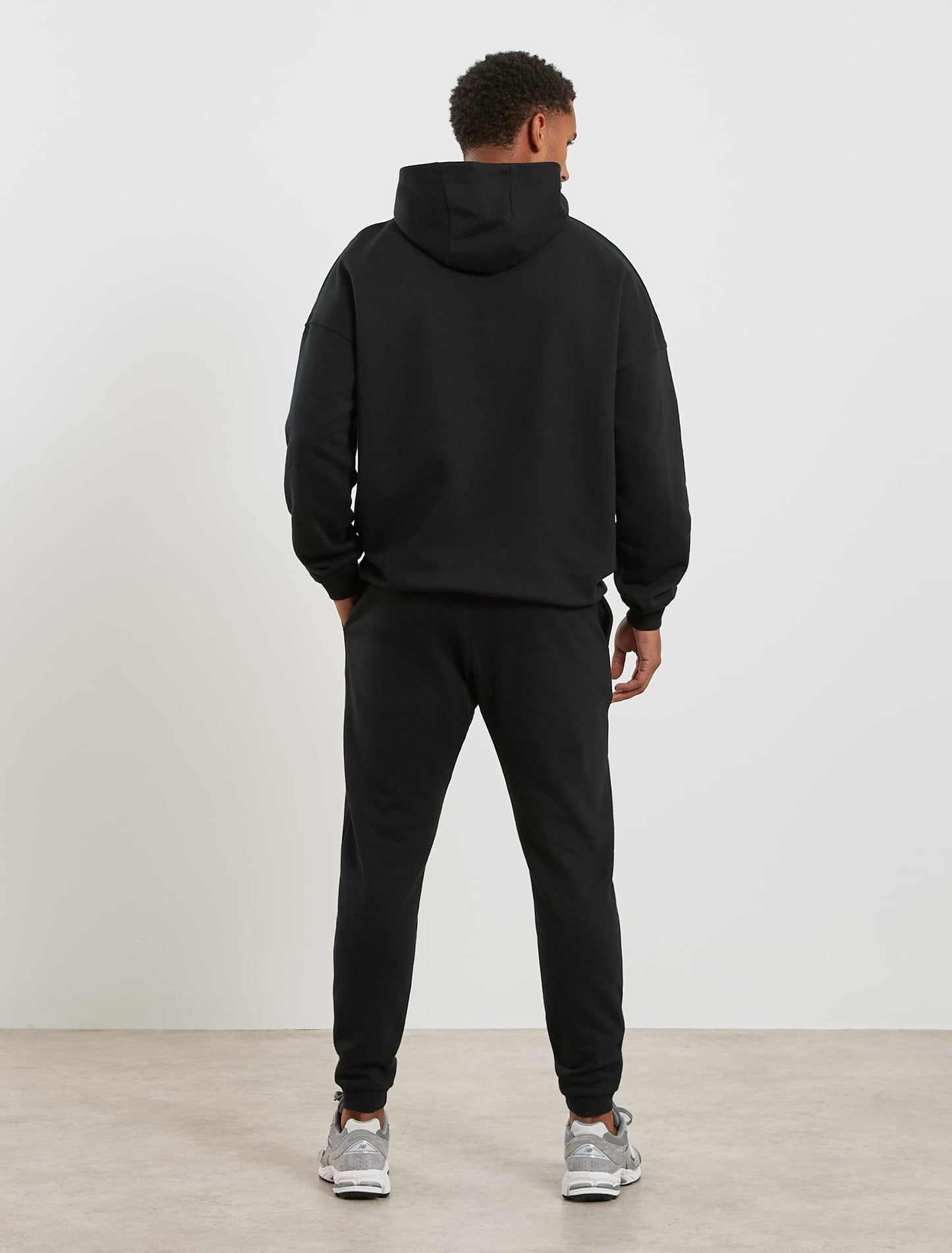 Sweatshirt de Lã Cardada - Preto