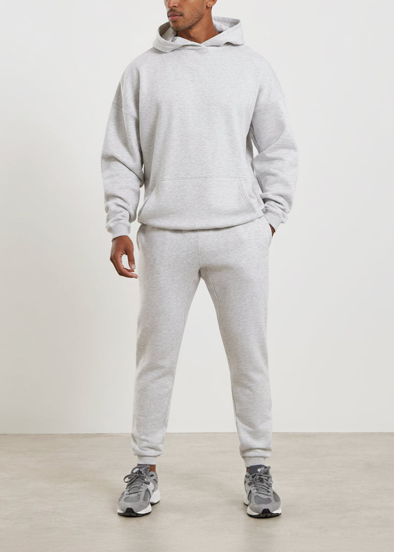 Sweatshirt de Lã Básica - Cinzento Mesclado