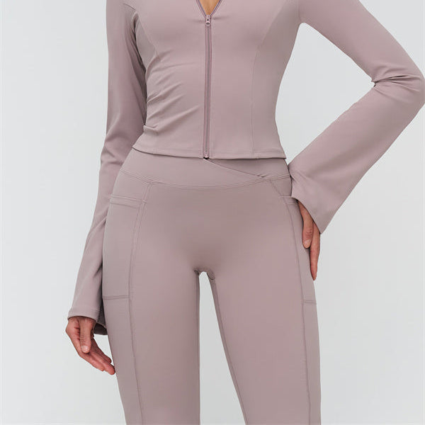 Reborn Jacket Flared Leggings 2-Piece Set