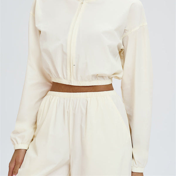 Lumina UV protection Crop Hoodie