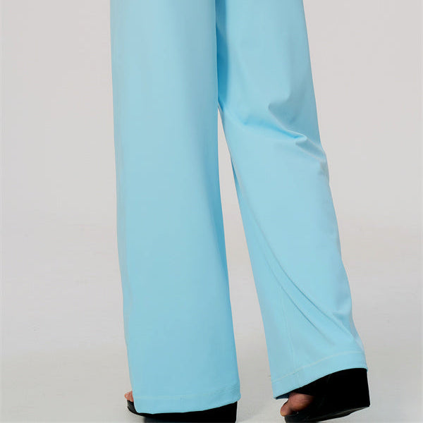 Aura Flow Pilates Color-block Straight Leg Pants