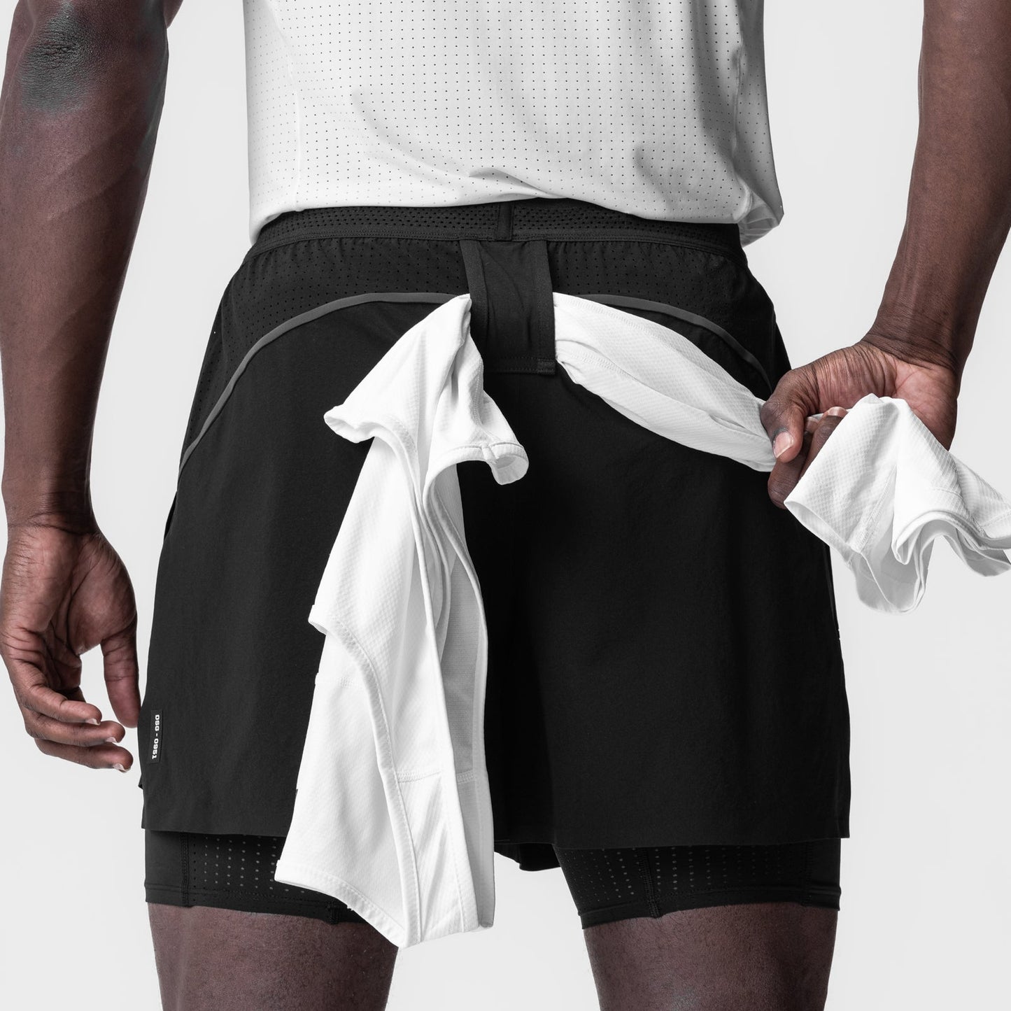 Vorti AeroSplit Shorts 4 High Split Liner Short - Black