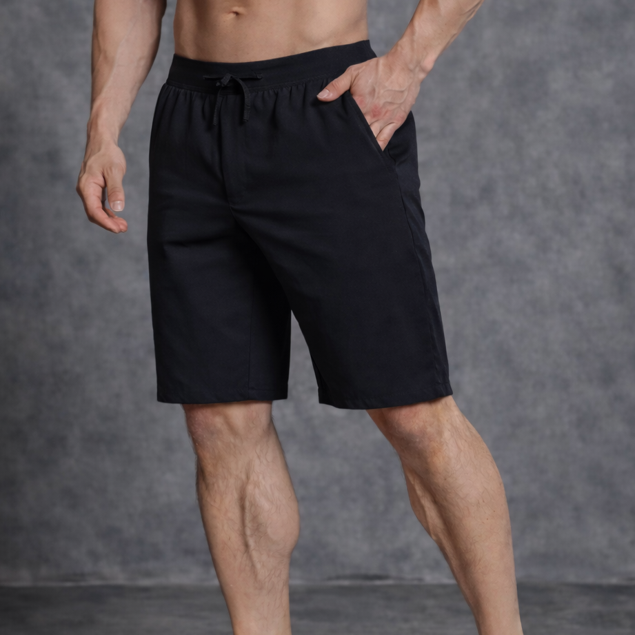 Vorti Split Training Shorts - Black