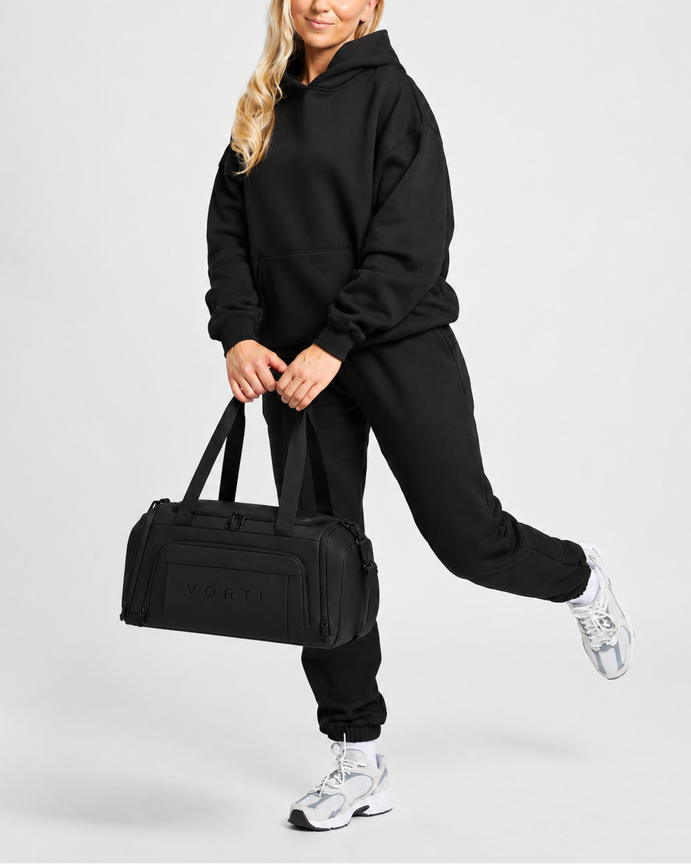 Premium Oversized Joggers - Black