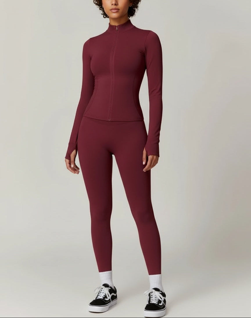 Vorti Zip Sculpt Set — Jacket & Leggings