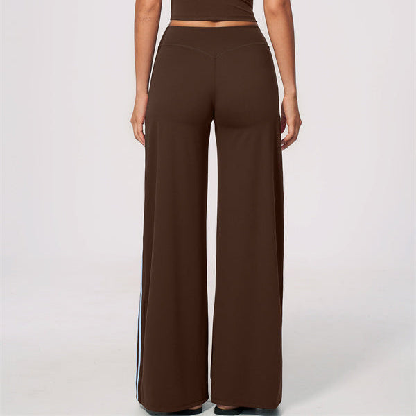 Aura Flow Crop Top Straight Leg Pants 2-Piece Set