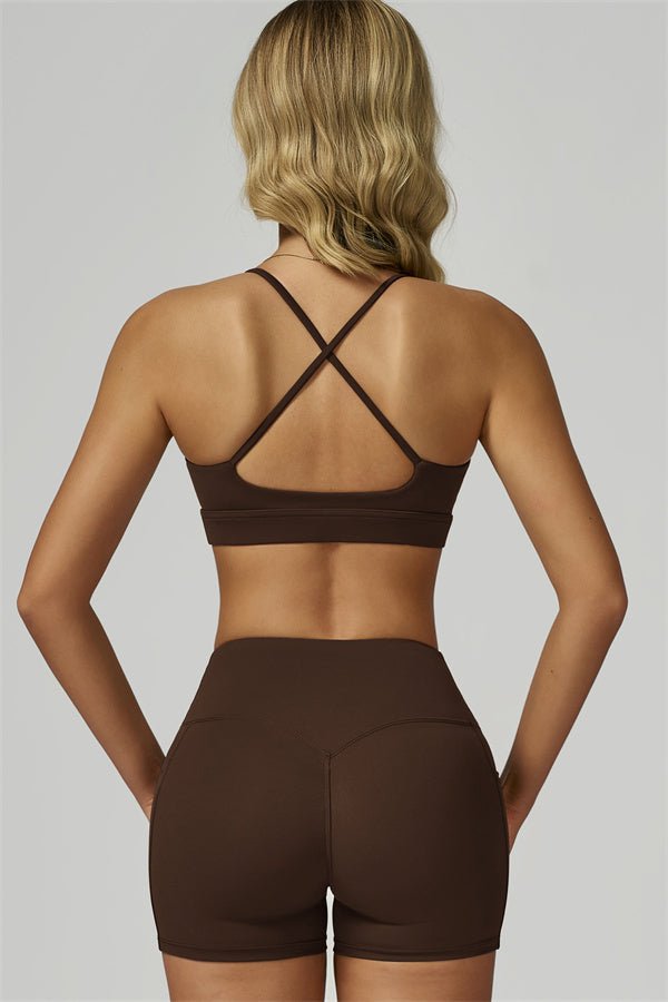 Reborn II Sports Bra Shorts 2-Piece Set Matching Sets - Vorti