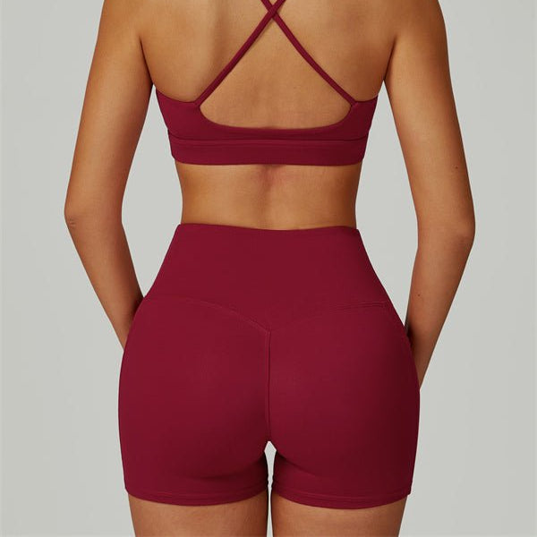 Reborn II Sports Bra Shorts 2-Piece Set Matching Sets - Vorti