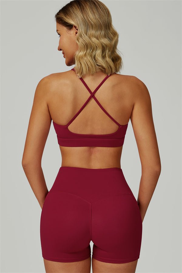 Reborn II Sports Bra Shorts 2-Piece Set Matching Sets - Vorti