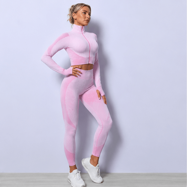 Conjunto Deportivo Seamless 3 Piezas Mujer PERFORMANCE SET - Vorti