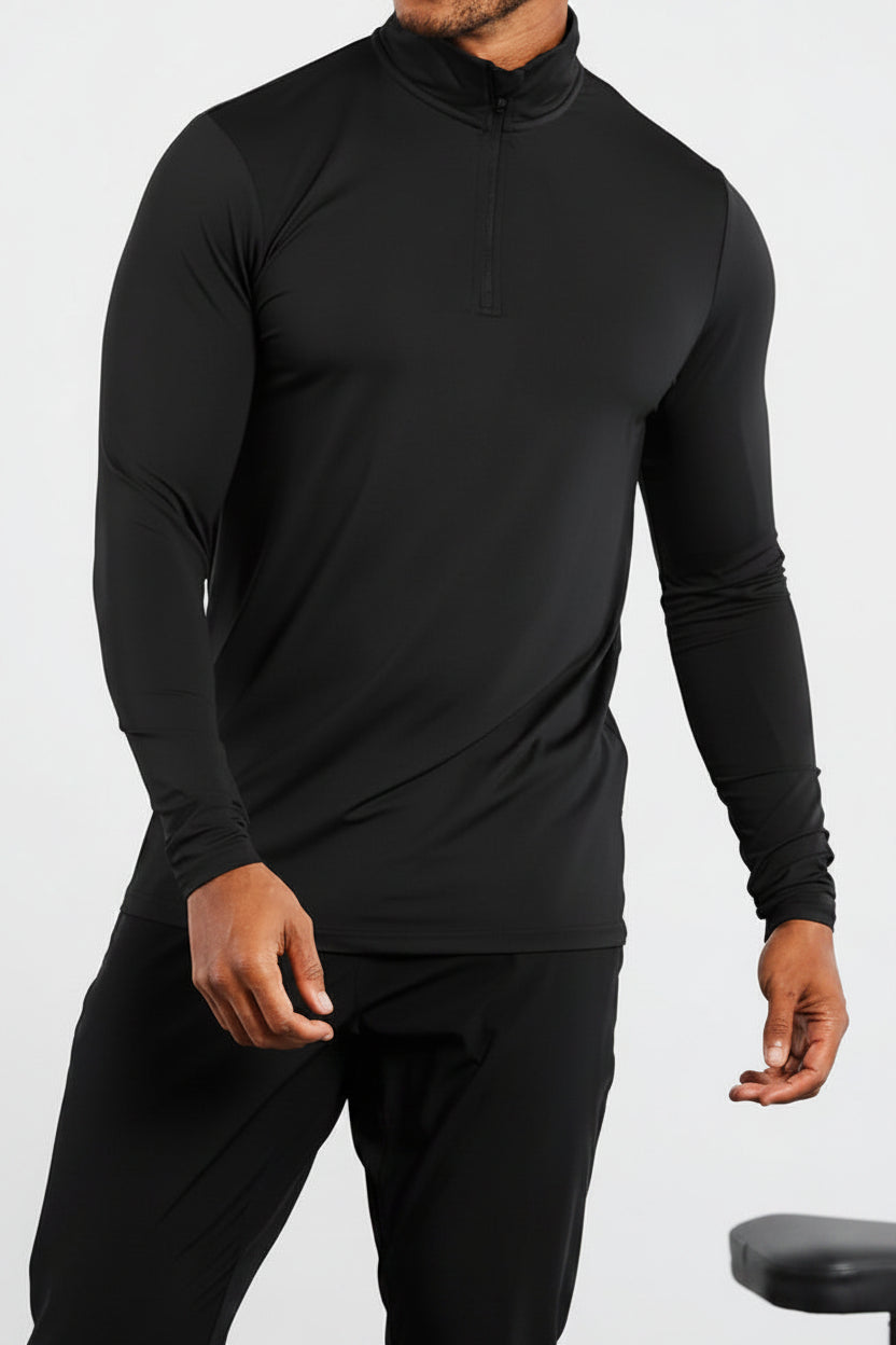 Training 1/4 Zip - Black