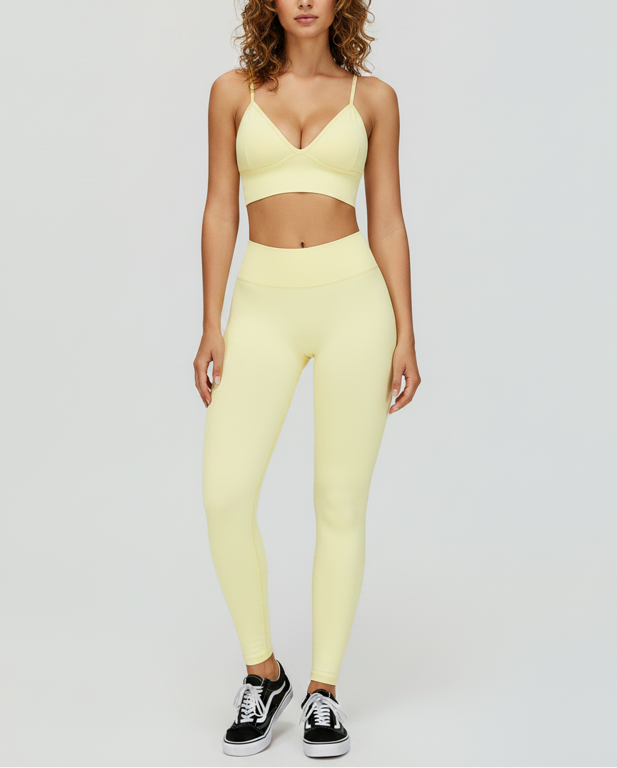 Vorti Seamless Activewear Set — Bra & Leggings
