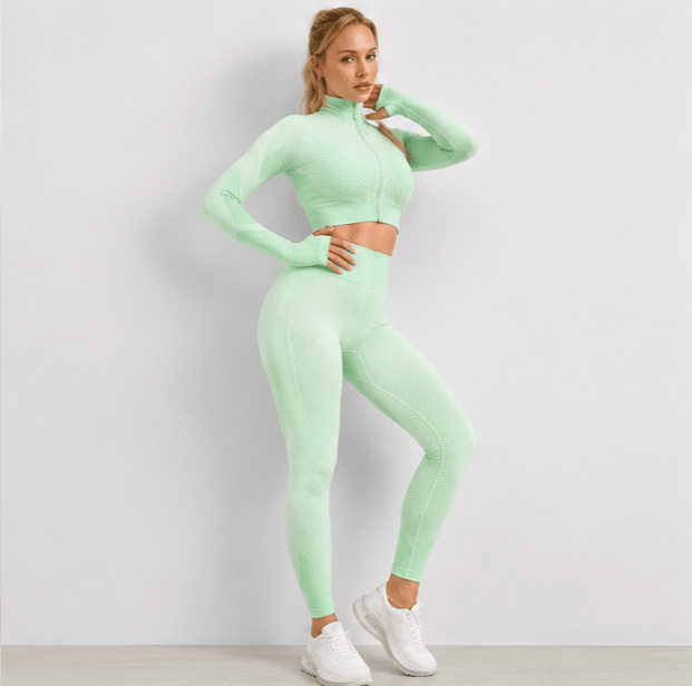 Conjunto Deportivo Seamless 3 Piezas Mujer PERFORMANCE SET - Vorti