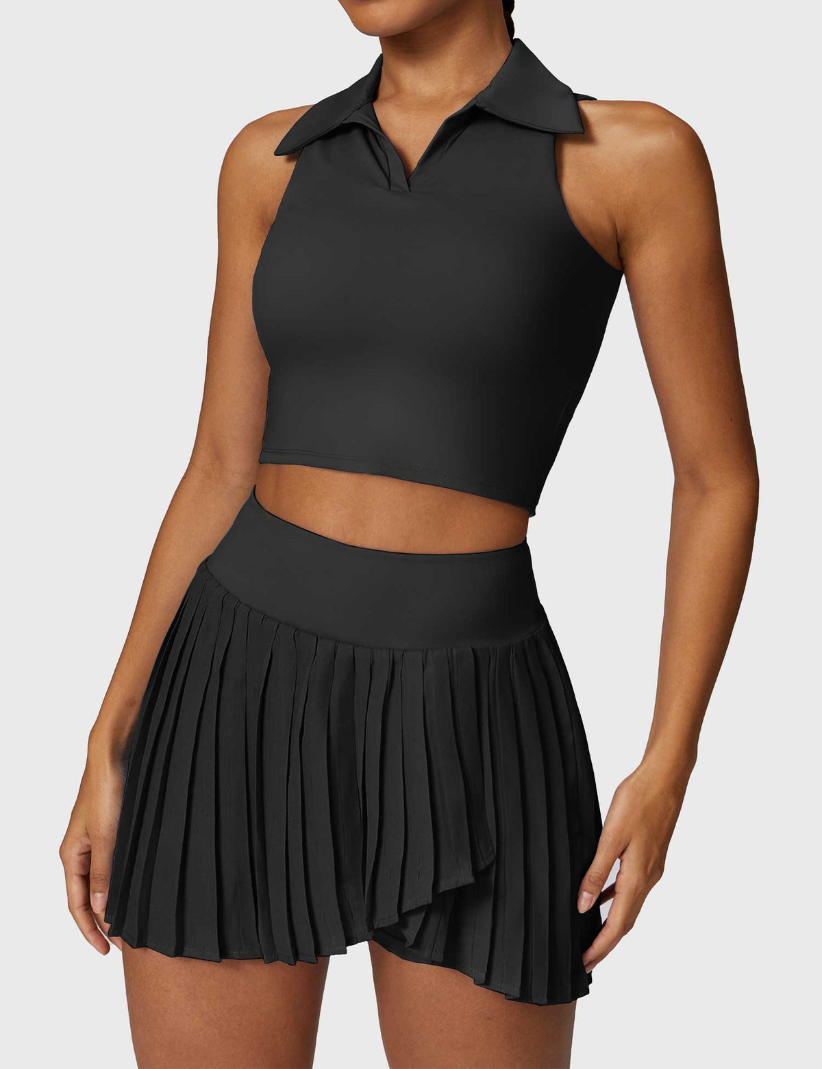 Conjunto VORTI de Top Crop y Skort Sports Set - Vorti