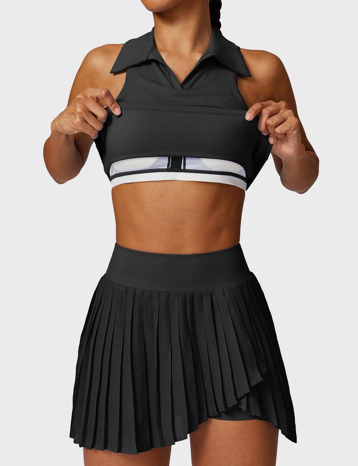 Conjunto VORTI de Top Crop y Skort Sports Set - Vorti