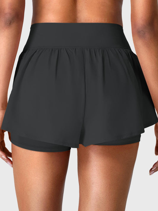 Vorti Hafsany 2-in-1 Running Shorts Coal