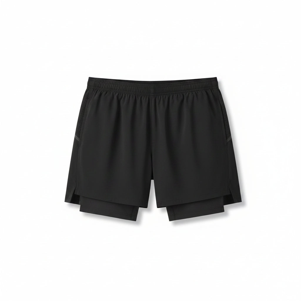 Vorti AeroSplit Shorts 4 High Split Liner Short - Black