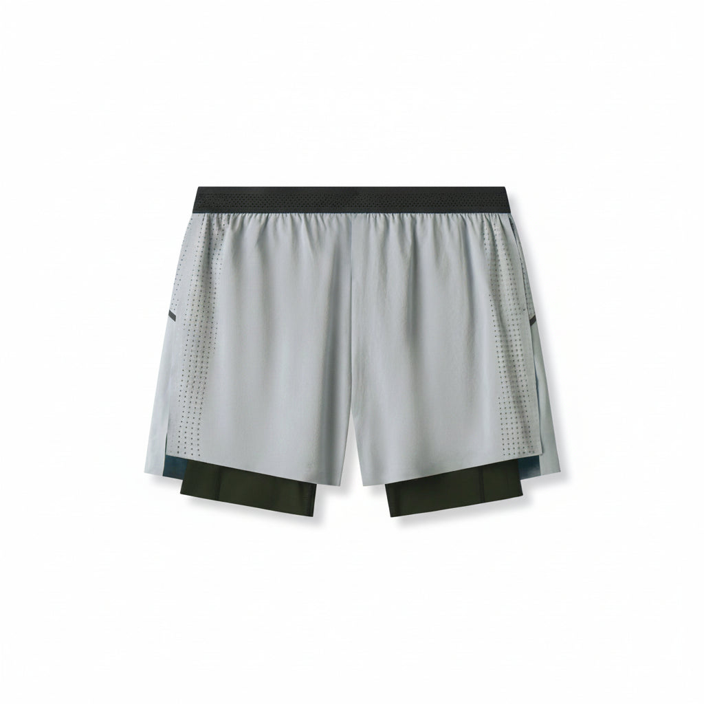 Vorti AeroSplit Shorts 4 High Split Liner Short - Slate Grey