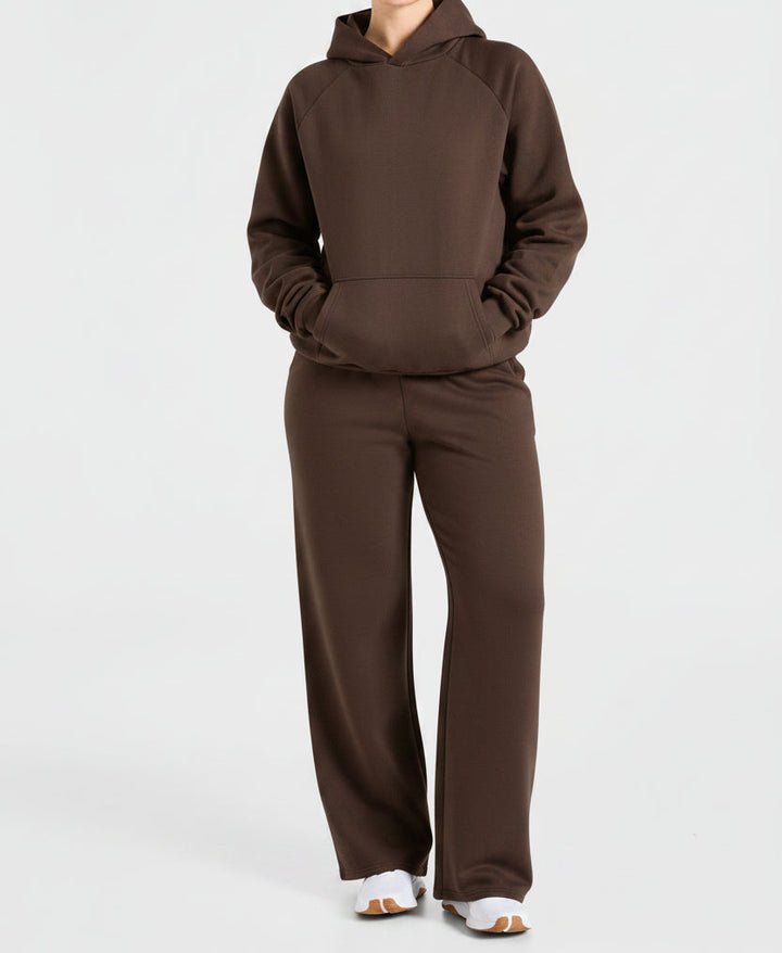 Vorti Sports Collective Oversized Hoodie - Brown