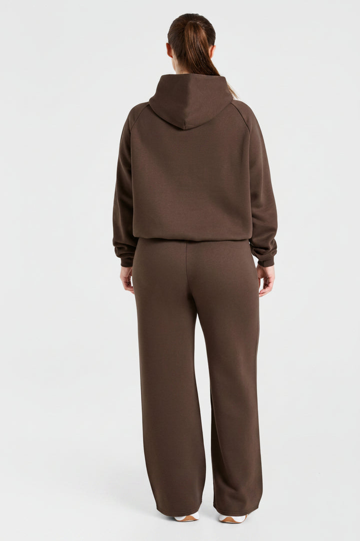 Vorti Sports Collective Oversized Hoodie - Brown