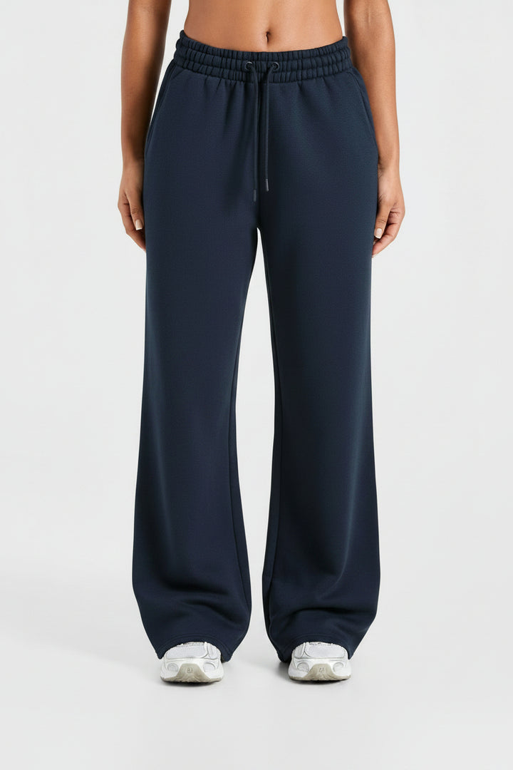 Vorti Sports Collective Oversized Straight Leg Joggers - True Navy