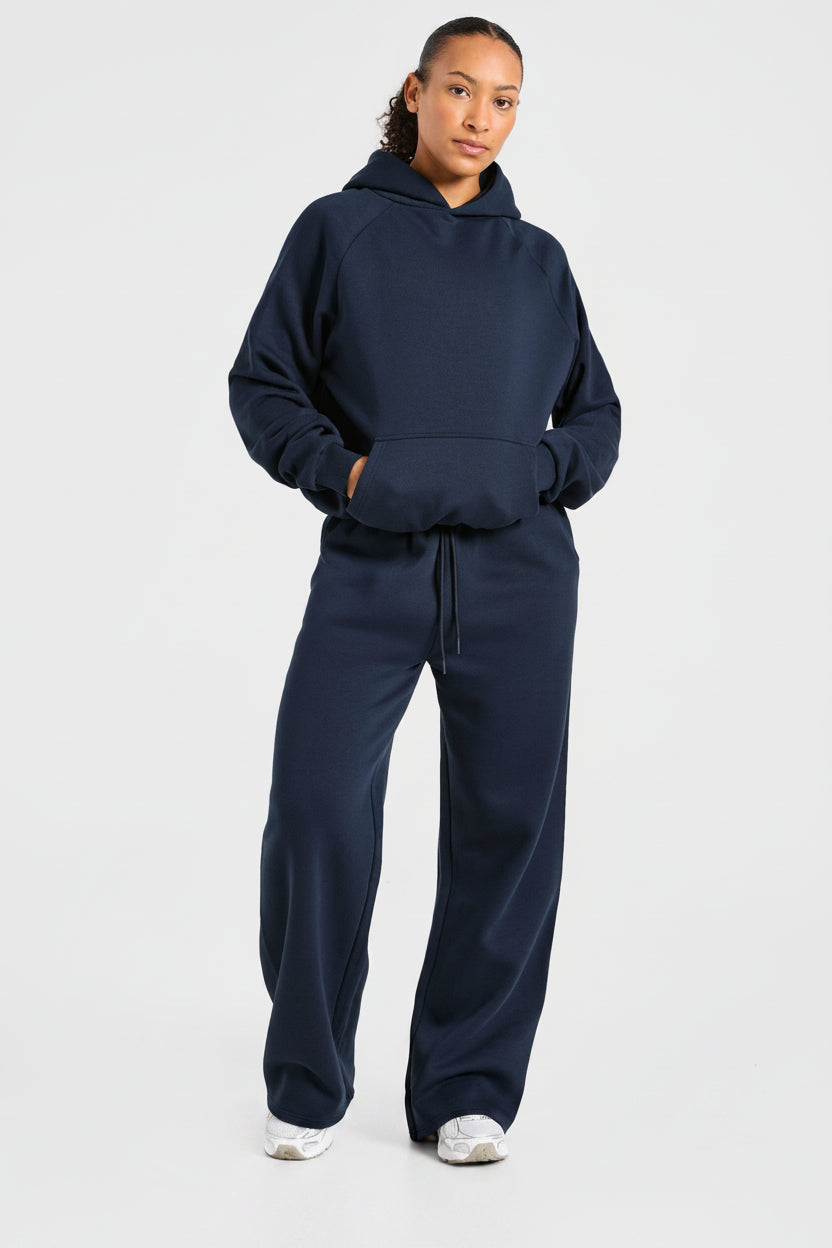 Vorti Sports Collective Oversized Hoodie - True Navy