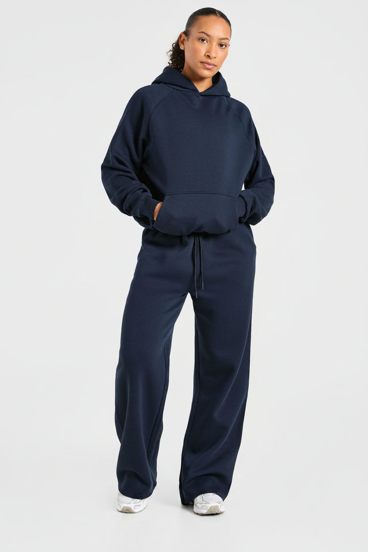Vorti Sports Collective Oversized Hoodie - True Navy