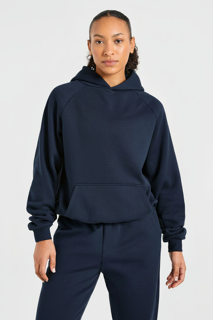 Vorti Sports Collective Oversized Hoodie - True Navy