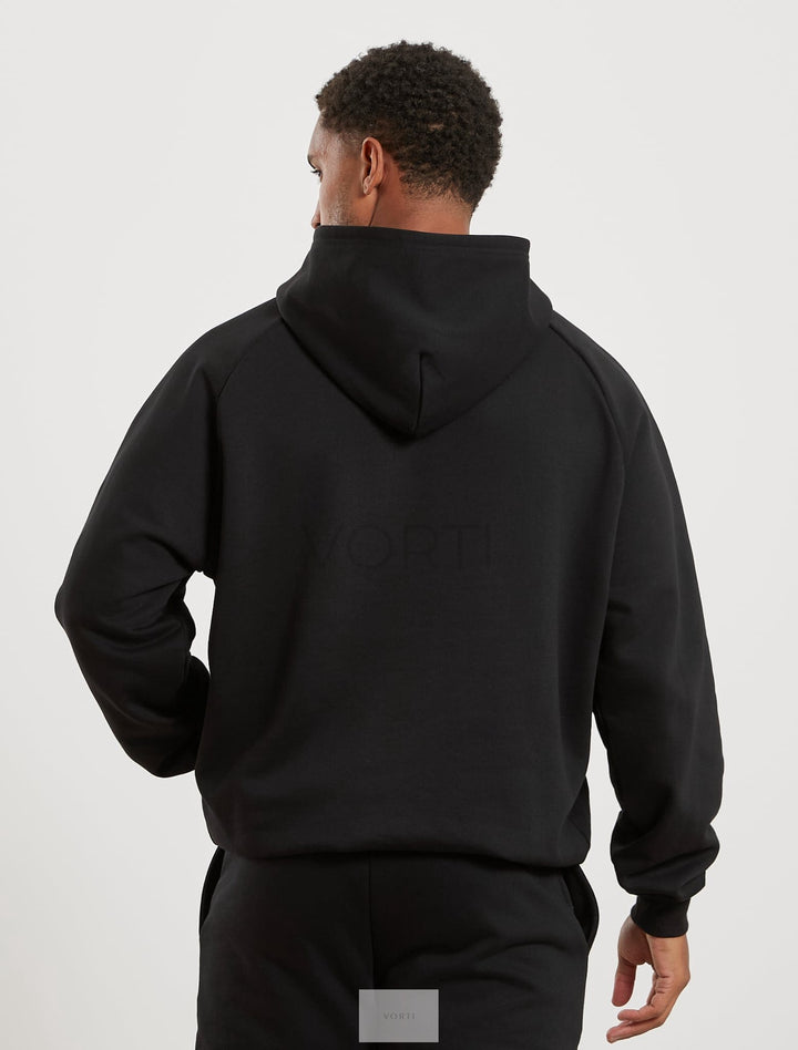 Vorti Classic Fleece Hoodie - Black
