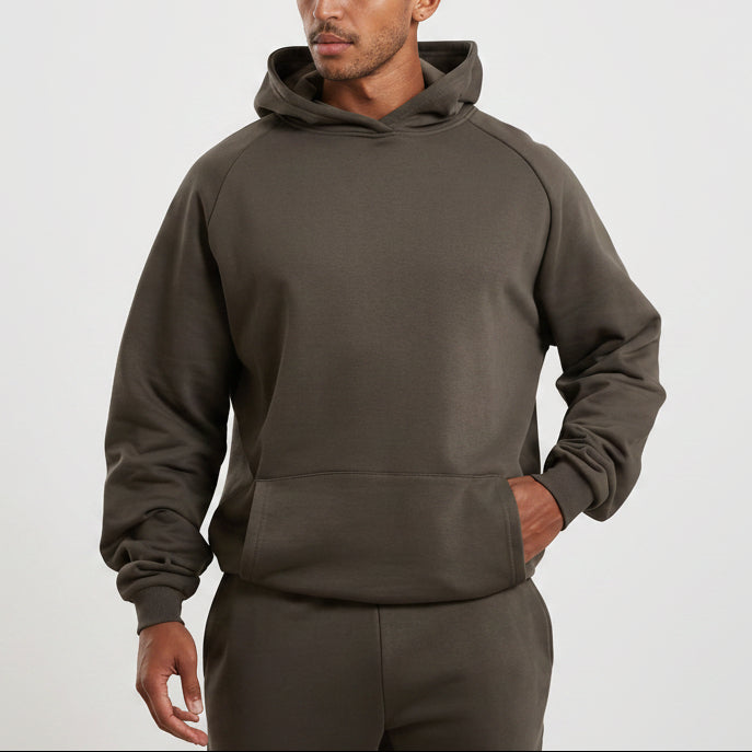 Classic Fleece Hoodie - Camo Grey