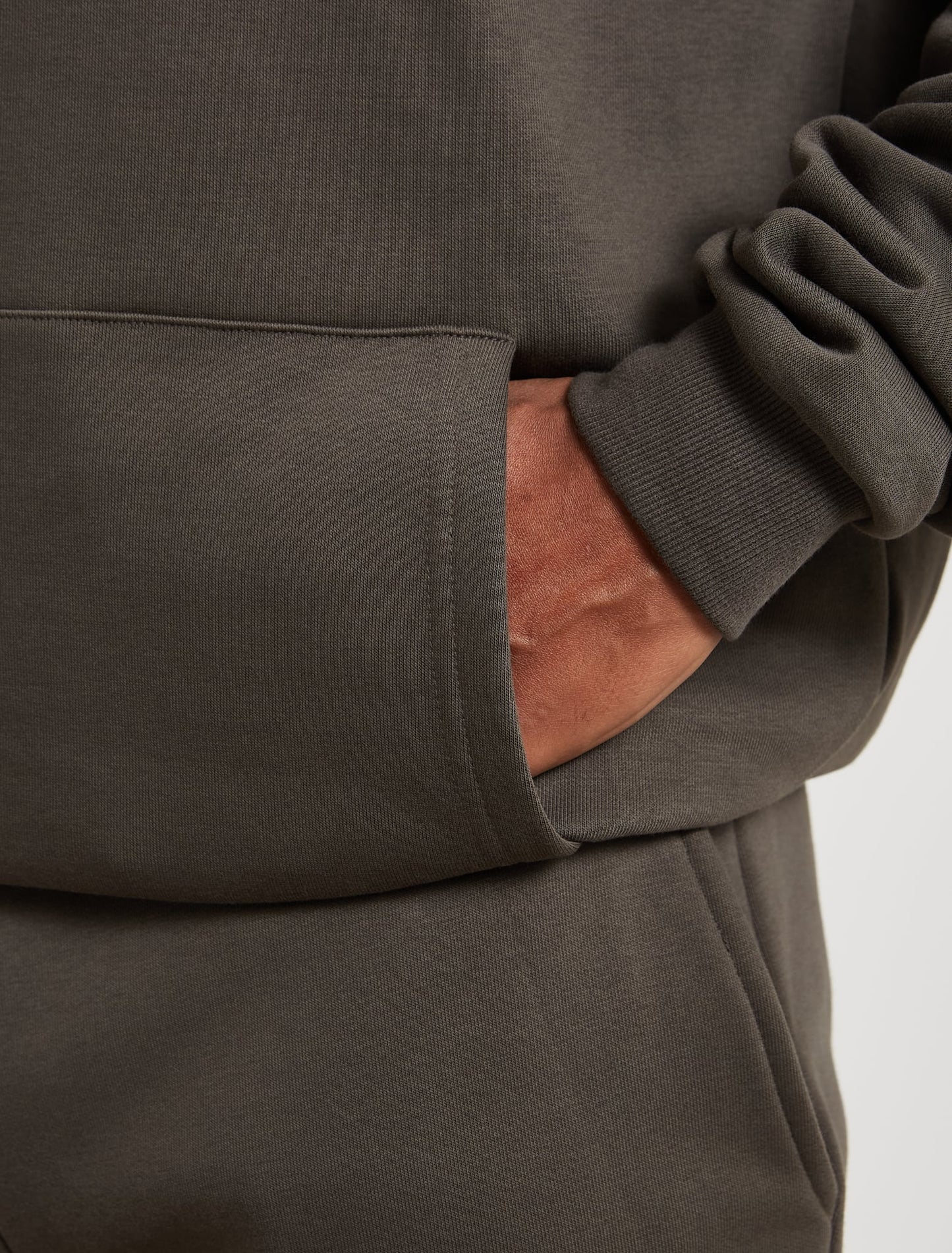 Classic Fleece Hoodie - Camo Grey
