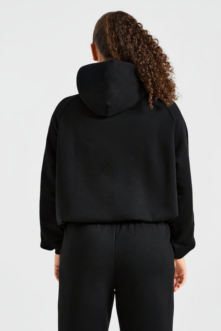 Vorti Sports Collective Oversized Hoodie - Black