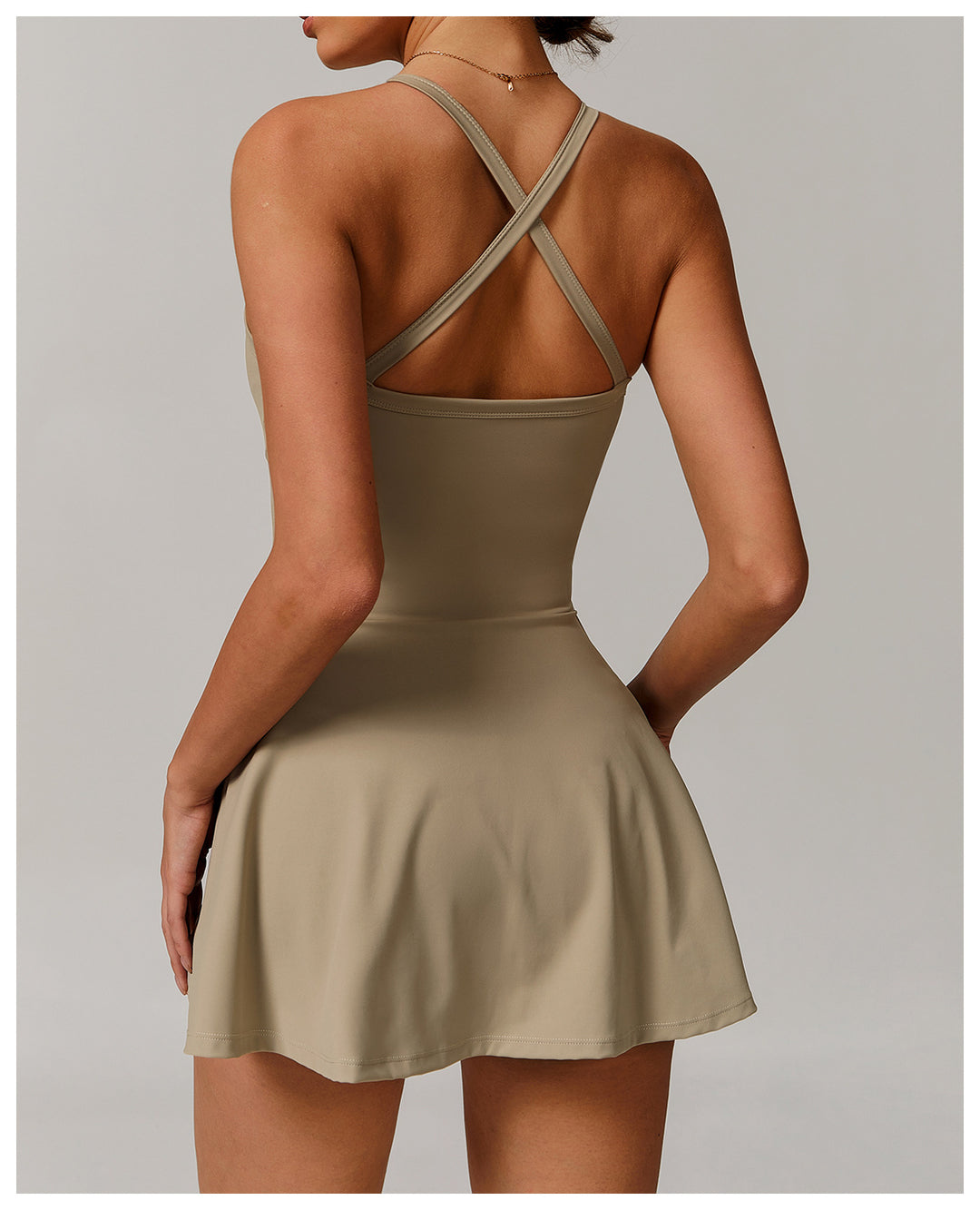 Vorti Twist Front Tennis Dress