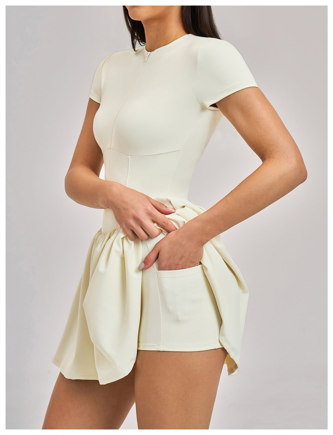 Vorti Zip Front Tennis Dress