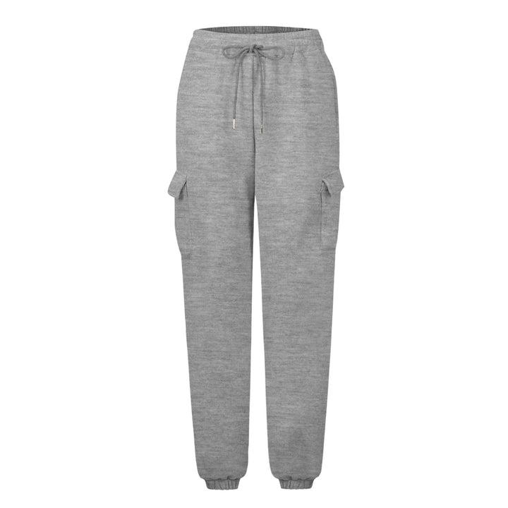 Vorti Oversized Cargo Joggers with Pockets Gray