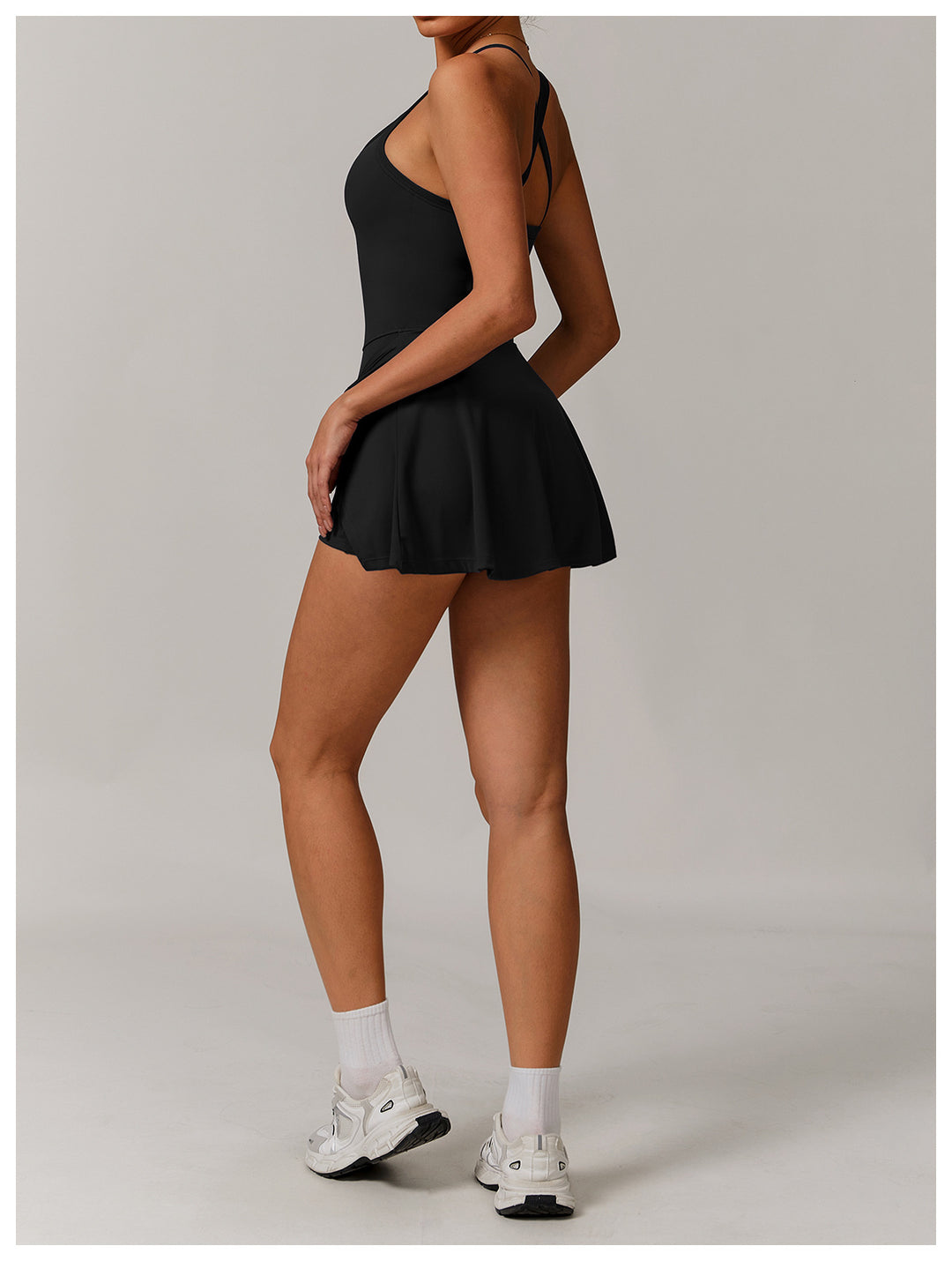Vorti Twist Front Tennis Dress