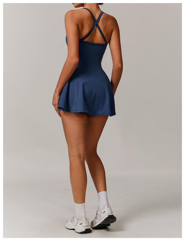Vorti Twist Front Tennis Dress