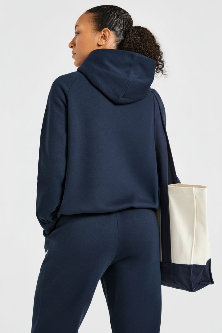 Vorti Sports Collective Oversized Hoodie - True Navy