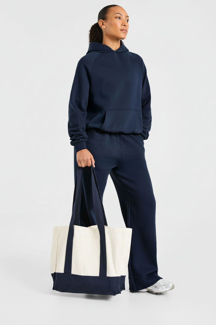 Vorti Sports Collective Oversized Hoodie - True Navy
