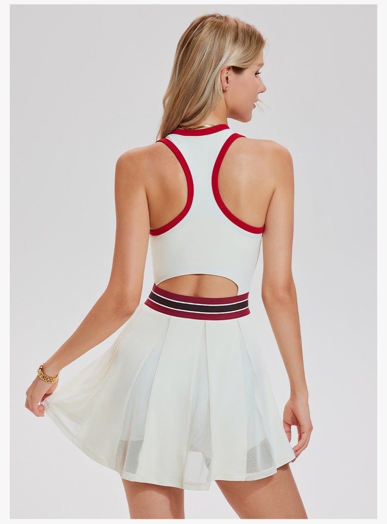 Vestido de Tenis Deportivo para Mujer con Shorts Integrados