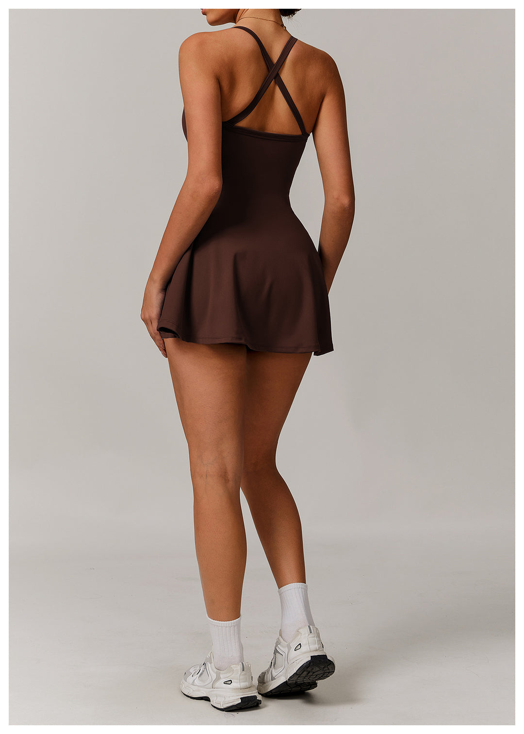 Vorti Twist Front Tennis Dress