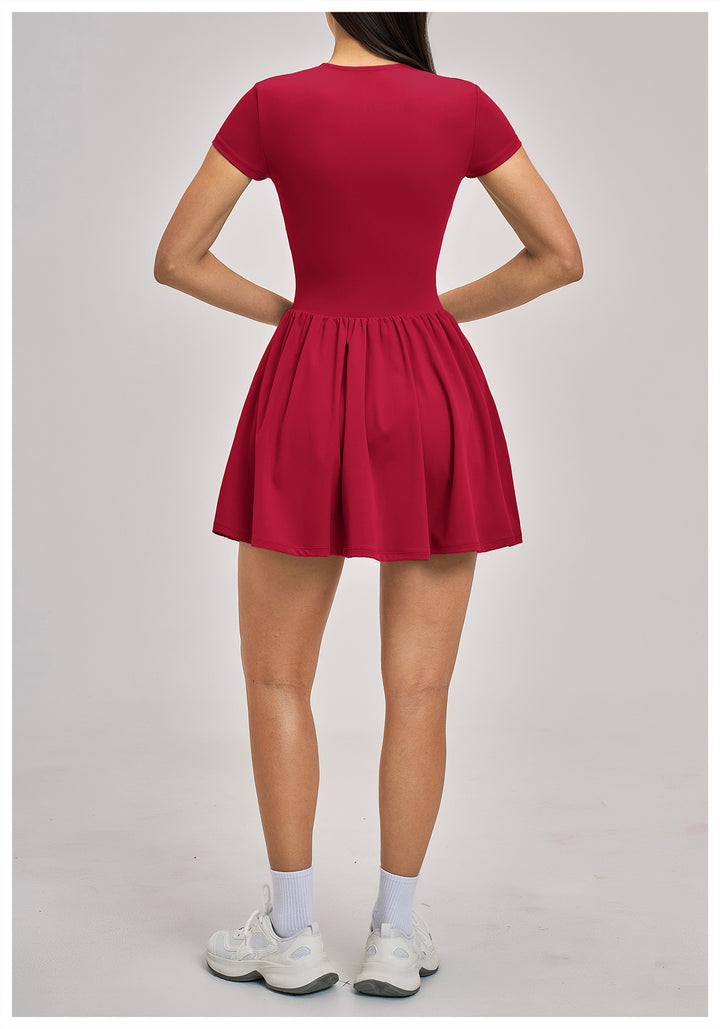 Vorti Zip Front Tennis Dress