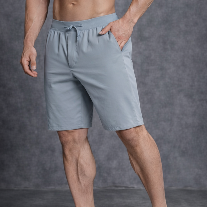 Vorti Split Training Shorts - Glacier Gray