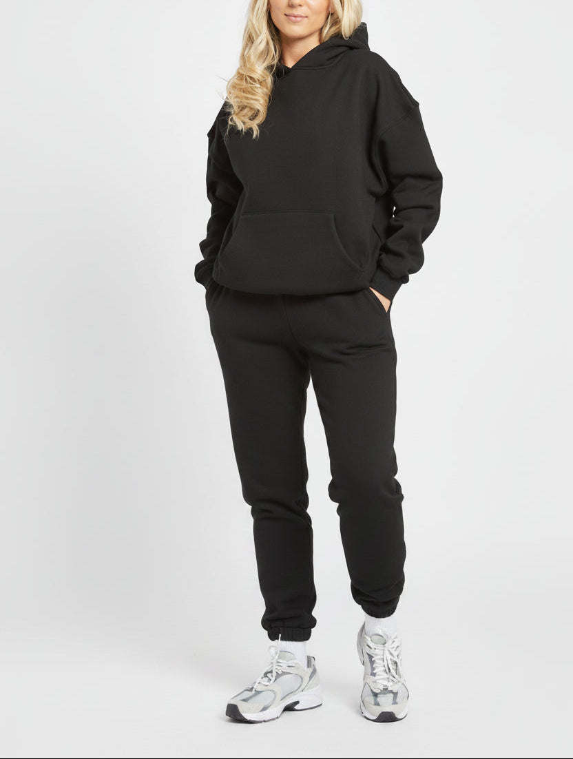 Vorti Premium Oversized Hoodie - Black