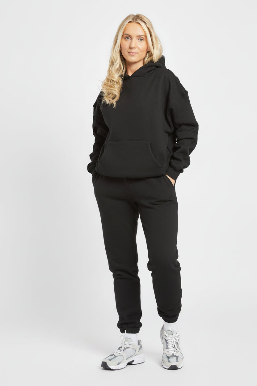 Premium Oversized Hoodie - Black