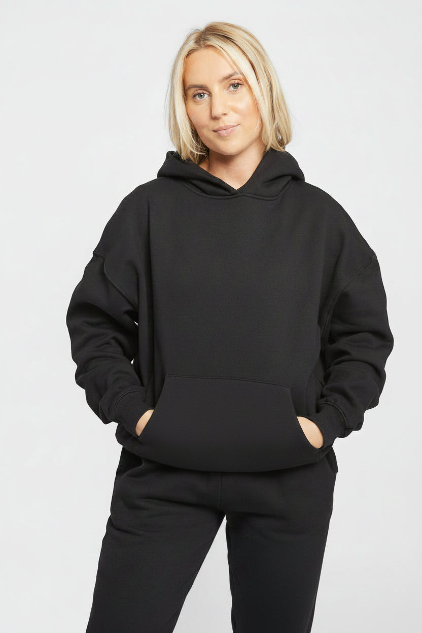 Premium Oversized Hoodie - Black