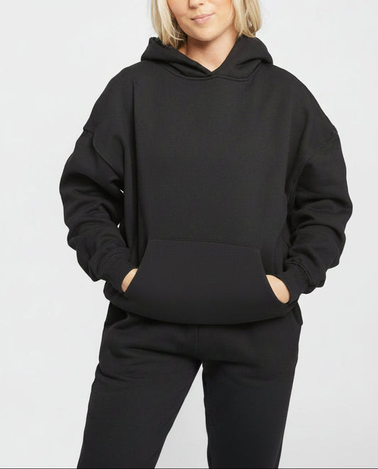 Premium Oversized Hoodie - Black