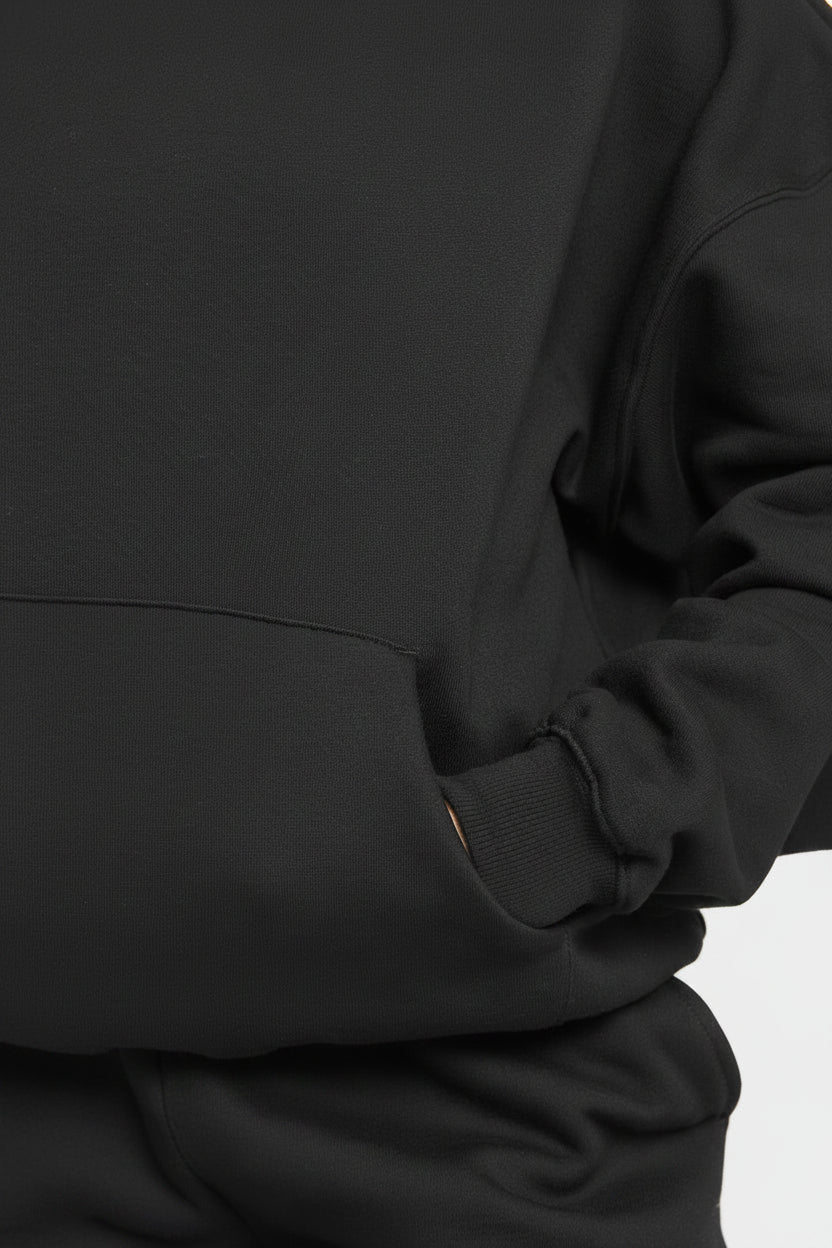 Premium Oversized Hoodie - Black