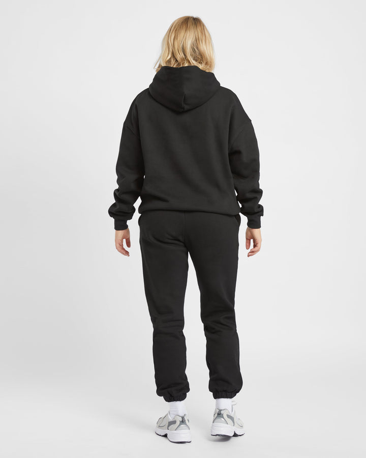 Vorti Premium Oversized Hoodie - Black